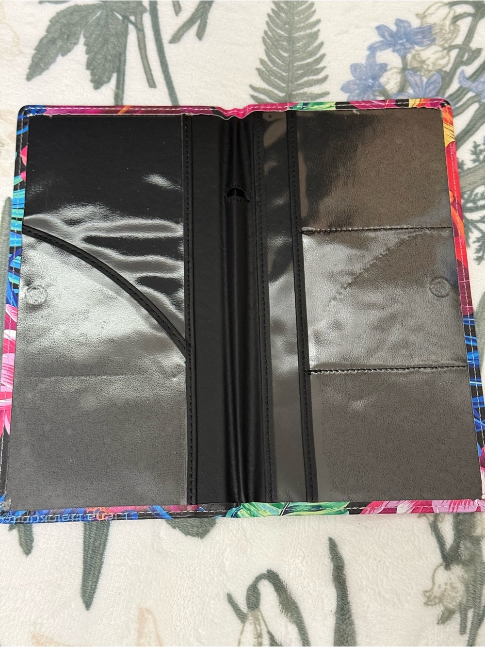 🌺 Vibrant Tropical Floral Server Book Guest Check Organizer🌴 - Picture 3 of 3